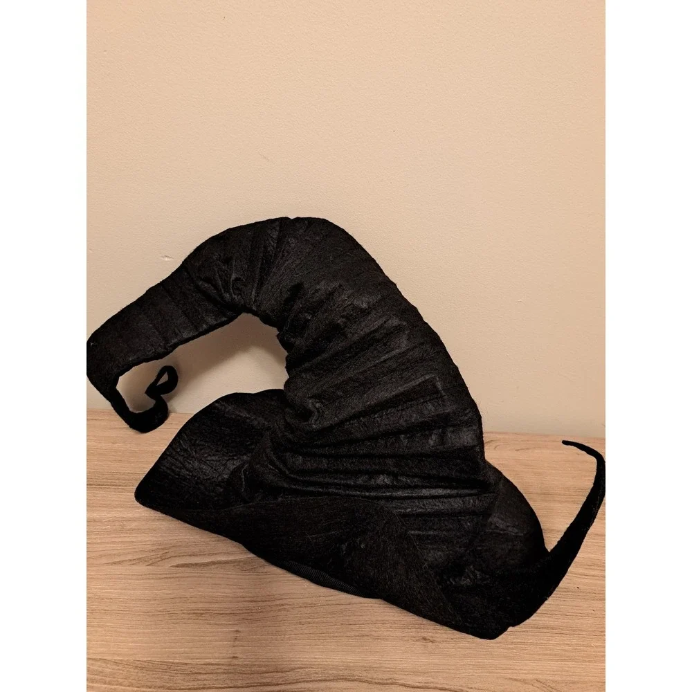 Black Witch Hat Costume Accessory Halloween Party Cosplay